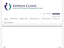 Tablet Screenshot of efcurgentcare.com